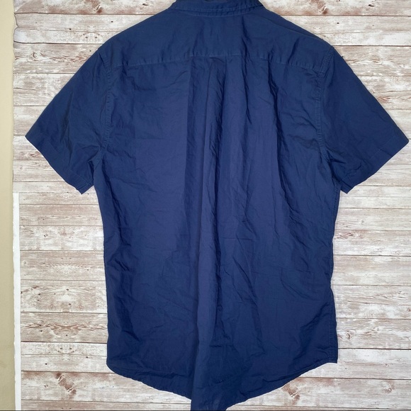 Levi’s Blue Short Sleeve Button Up Shirt Size L - Picture 4 of 4